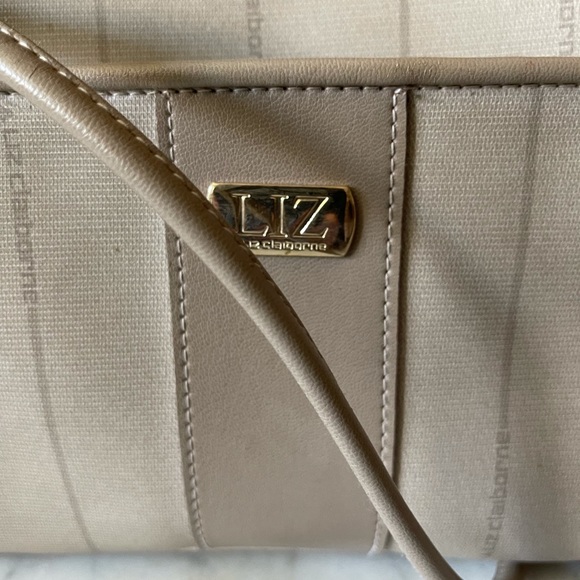 Liz Claiborne Vintage Monogram Crossbody Purse 90s - Picture 14 of 15